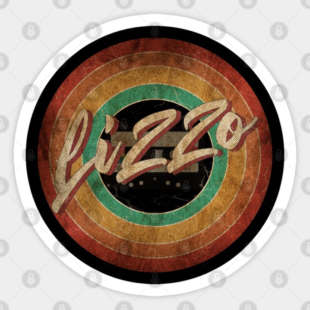 Lizzo Vintage Circle Art Sticker by antongg